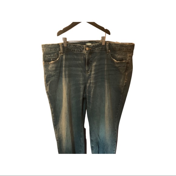 OLD NAVY BOYFRIEND RAW HEM JEANS SZ 20 - Picture 3 of 8